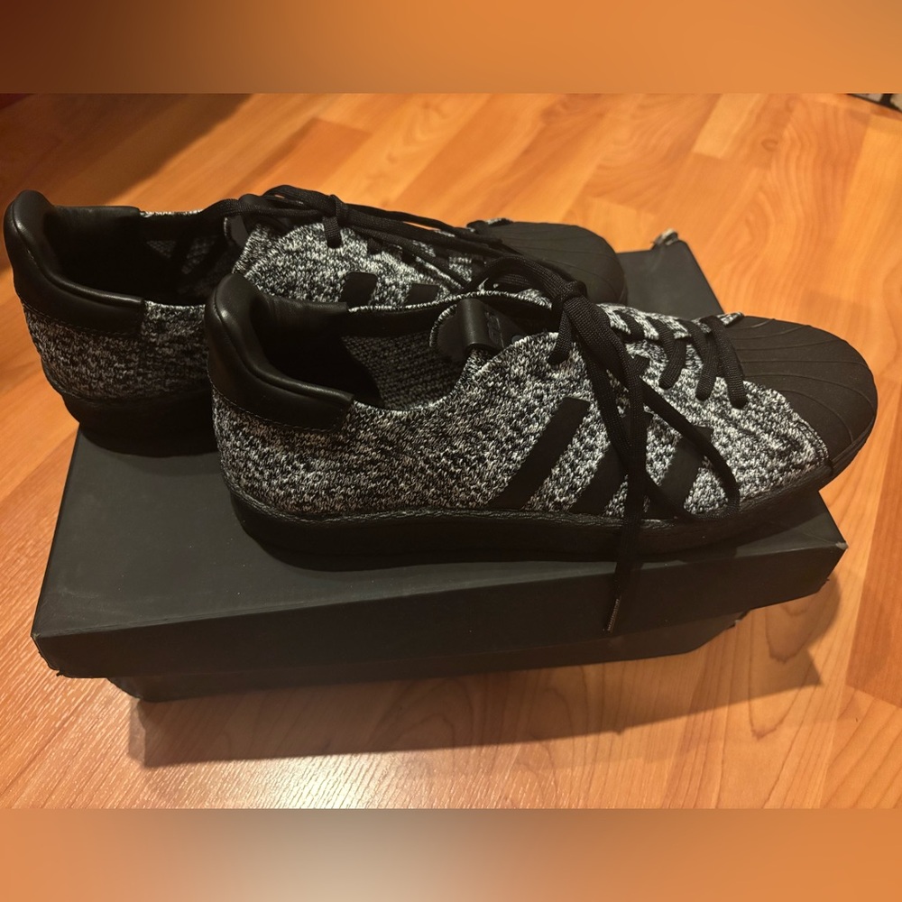 adidas Black and Gray Sneakers